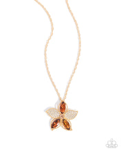 Load image into Gallery viewer, Paparazzi Favorite Flower - Brown necklace