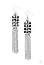 Load image into Gallery viewer, Tasteful Tassel - Black earring