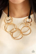 Load image into Gallery viewer, Spiraling Out of Couture - Gold necklace