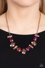 Load image into Gallery viewer, Interstellar Ice - Copper necklace