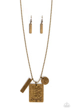 Load image into Gallery viewer, Paparazzi Sunshine Sight - Brass necklace