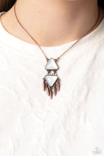 Load image into Gallery viewer, Paparazzi Under the FRINGE - Copper necklace