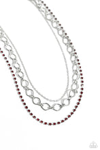 Load image into Gallery viewer, Paparazzi Tasteful Tiers - Red necklace