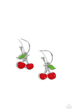Load image into Gallery viewer, Paparazzi Cherry Caliber - Red earring