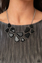 Load image into Gallery viewer, Double Defaced - Black necklace