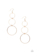 Load image into Gallery viewer, Paparazzi Urban Ozone - Rose Gold earring
