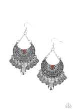 Load image into Gallery viewer, Paparazzi Lunar Allure - Red earring
