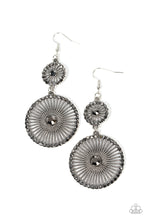 Load image into Gallery viewer, Paparazzi Bring Down the Wheelhouse - Silver earring
