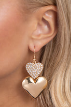 Load image into Gallery viewer, Paparazzi Charming Connection - Gold earring
