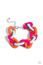 Load image into Gallery viewer, Paparazzi Go the Extra SMILE - Pink bracelet
