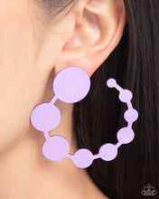 Load image into Gallery viewer, Paparazzi Have It Both PHASE - Purple earring
