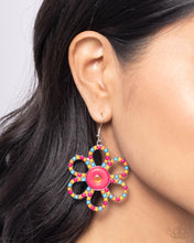 Load image into Gallery viewer, Paparazzi FLOWER Forward - Orange earring
