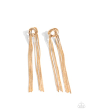 Load image into Gallery viewer, Paparazzi All STRANDS On Deck - Gold earring
