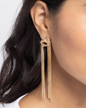 Load image into Gallery viewer, Paparazzi All STRANDS On Deck - Gold earring
