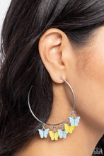 Load image into Gallery viewer, Paparazzi Bemusing Butterflies - Blue earring
