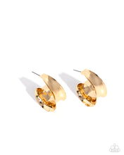 Load image into Gallery viewer, Paparazzi Curly Cadence - Gold earring
