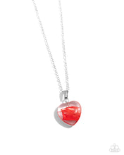 Load image into Gallery viewer, Paparazzi HEART Exhibition - Red necklace
