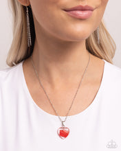 Load image into Gallery viewer, Paparazzi HEART Exhibition - Red necklace
