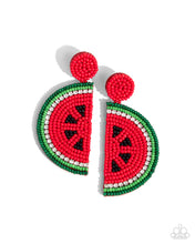 Load image into Gallery viewer, Paparazzi Watermelon Welcome - Red earring
