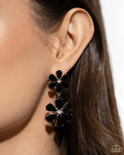 Load image into Gallery viewer, Paparazzi A Blast of Blossoms - Black earring
