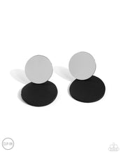 Load image into Gallery viewer, Leather Leader - Black earring
