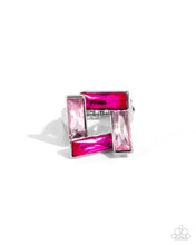 Load image into Gallery viewer, Paparazzi Sinuous Square - Pink ring
