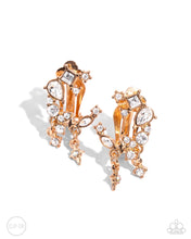 Load image into Gallery viewer, Paparazzi Fantastical Fashion - Gold earring
