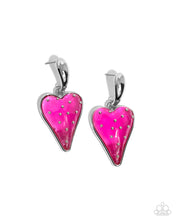 Load image into Gallery viewer, Paparazzi Glossy Goodwill - Pink earring
