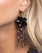 Load image into Gallery viewer, Paparazzi Hawaiian Hallmark - Black earring
