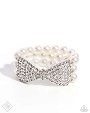 Load image into Gallery viewer, Paparazzi Dashing Demeanor - White bracelet
