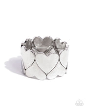 Load image into Gallery viewer, Paparazzi Sweetheart Setting - Silver bracelet
