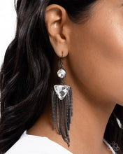 Load image into Gallery viewer, Paparazzi Maven Musings - Black earring
