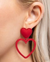 Load image into Gallery viewer, Paparazzi Casual Chemistry - Red earring
