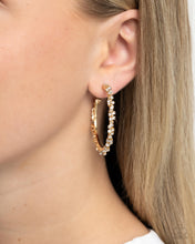 Load image into Gallery viewer, Paparazzi Divine Decoding - Gold earring
