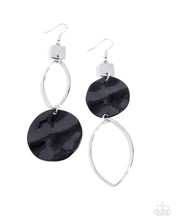 Load image into Gallery viewer, Paparazzi Obsessive Ostinato - Black earring
