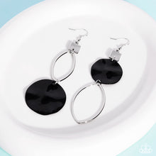 Load image into Gallery viewer, Paparazzi Obsessive Ostinato - Black earring
