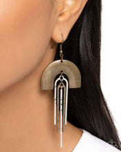 Load image into Gallery viewer, Paparazzi Rainbow Rarity - Brass earring
