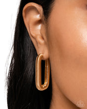 Load image into Gallery viewer, Paparazzi Spiral Supply - Gold earring
