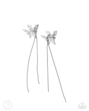 Load image into Gallery viewer, Paparazzi Take Flight - Silver earring
