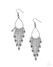 Load image into Gallery viewer, Paparazzi Sharp Streaming - Black earring
