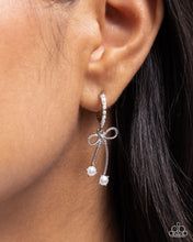 Load image into Gallery viewer, Paparazzi Charming Coquette - White earring
