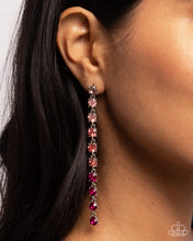 Load image into Gallery viewer, Paparazzi Opulent Ombré - Pink earring
