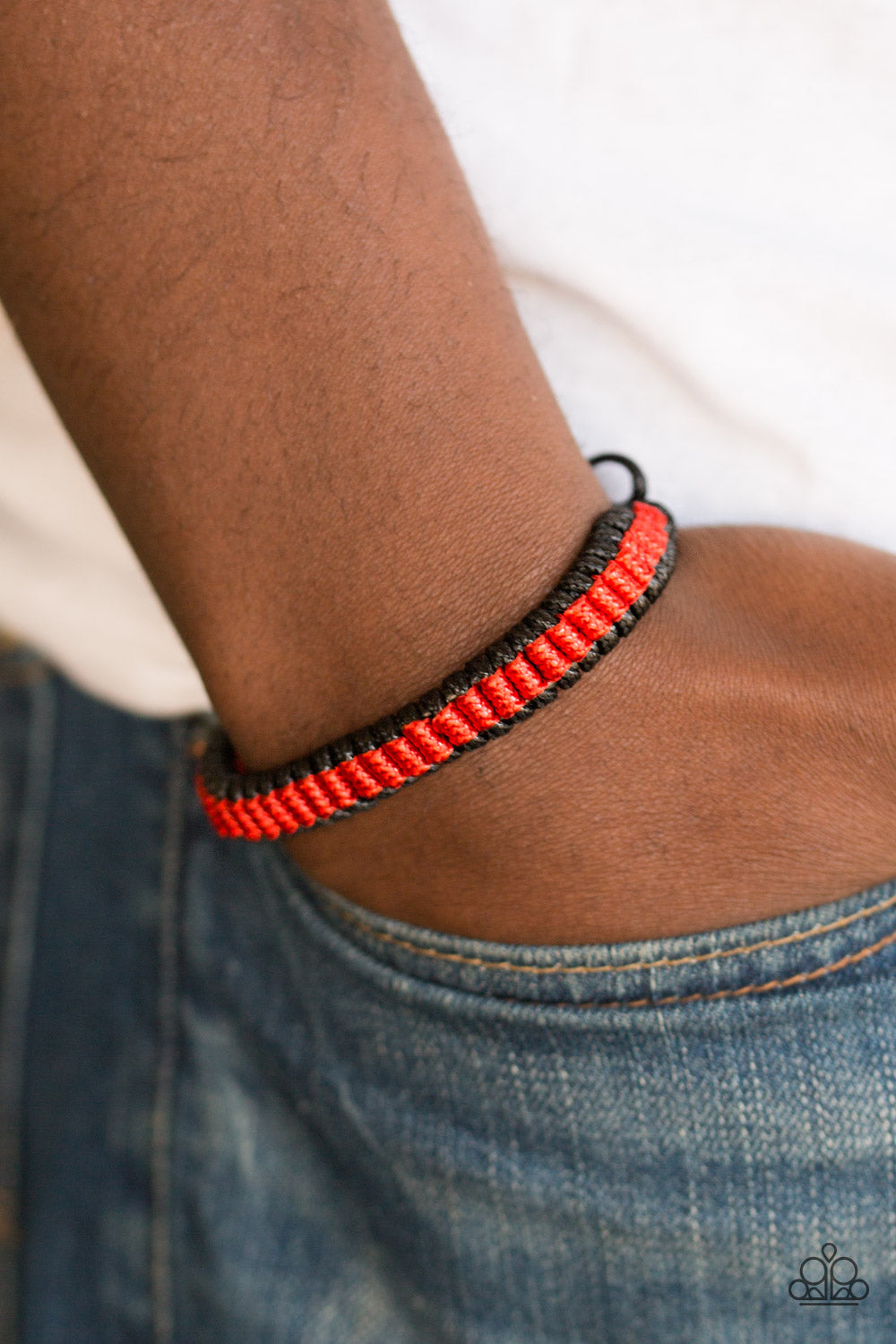 Trail Tracker - Red bracelet