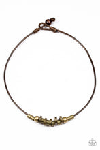 Load image into Gallery viewer, Ancient Canyons - Brass necklace
