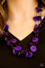 Load image into Gallery viewer, Bermuda Beach House - Purple necklace
