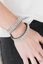 Load image into Gallery viewer, Shimmer and Sass - Silver bracelet
