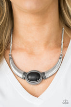 Load image into Gallery viewer, Cause a Steer - Black necklace
