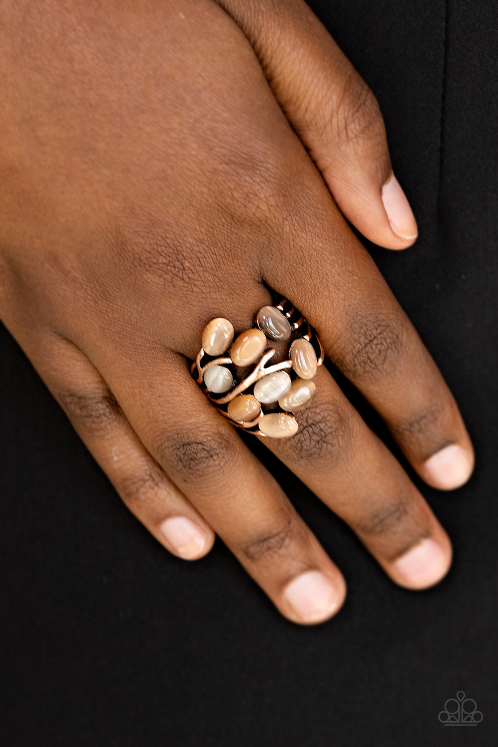 Really Starting to Glow On Me - Copper ring