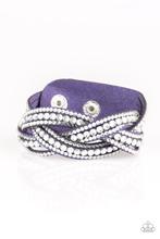 Load image into Gallery viewer, Bring on the Bling - Blue bracelet
