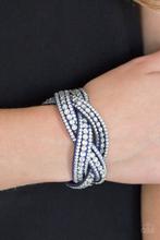 Bring on the Bling - Blue bracelet